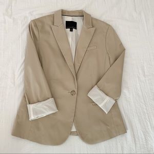 BANANA REPUBLIC blazer | tan camel khaki brown